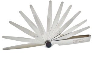 Měrky spárové 0,05 - 1,00mm. 13 planžet