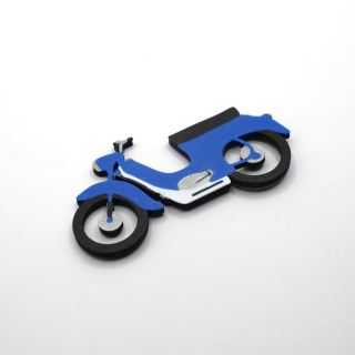 Magnetka MODRÁ (CZ) Jawa 50 typ 555 3D tisk